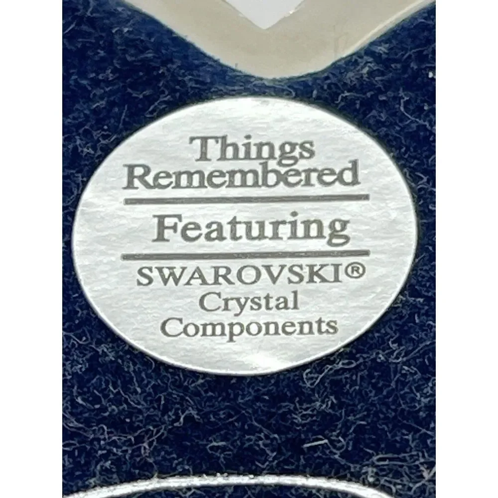 Things Remembered Regal Elegance Heart Keepsake/Jewelry Box w/Swarovski Crystals